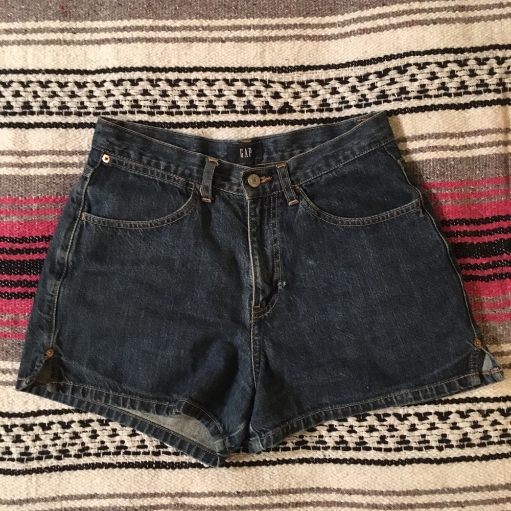 Authentic Gap High Waisted “Mom Jean” Shorts